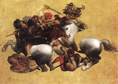 The Battle of Anghiari (De slag bij Anghiari) Leonardo da Vinci